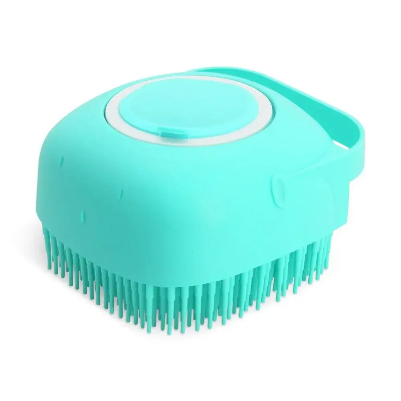 Escova de silicone com shampoo acoplado - 80ml